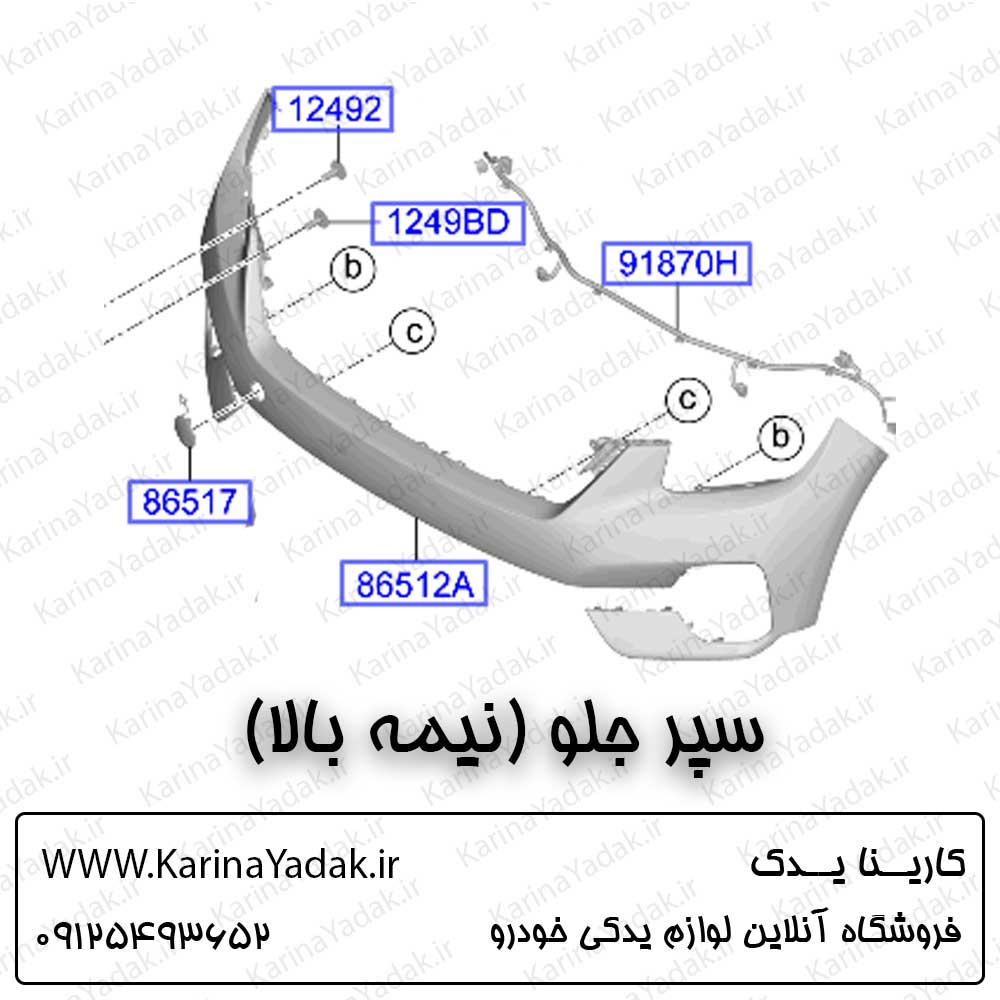 سپر جلو (نیمه بالا) کیا سلتوس
