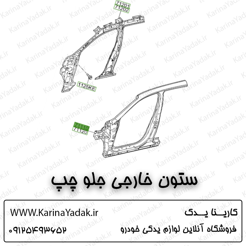 ستون خارجی جلو چپ کیا سورنتو um