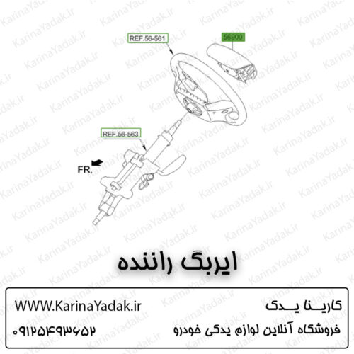ایربگ راننده کیا اسپورتیج sl