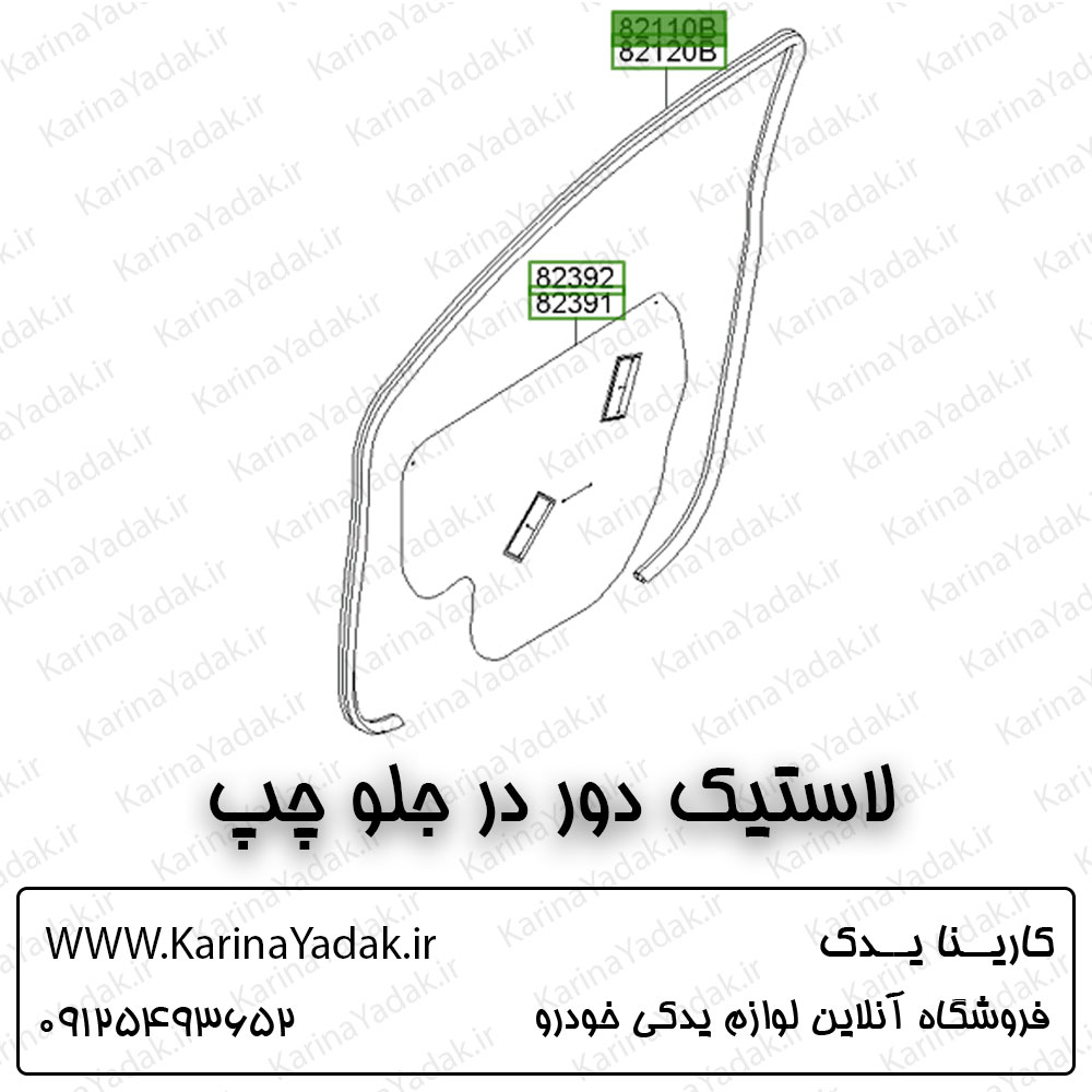 لاستیک دور در جلو چپ کیا اسپورتیج sl