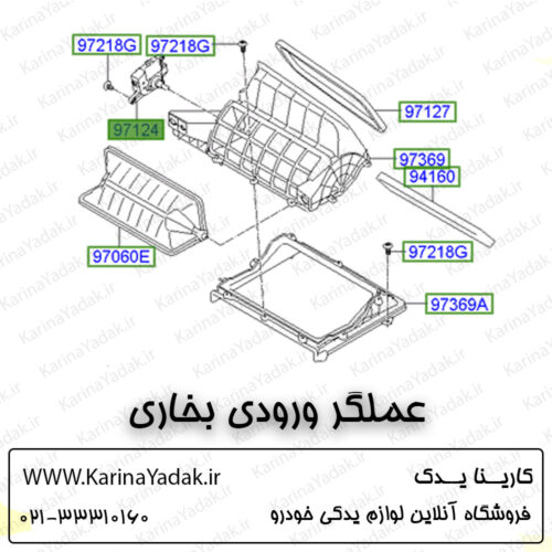 عملگر ورودی بخاری هیوندای جنسیس سدان
