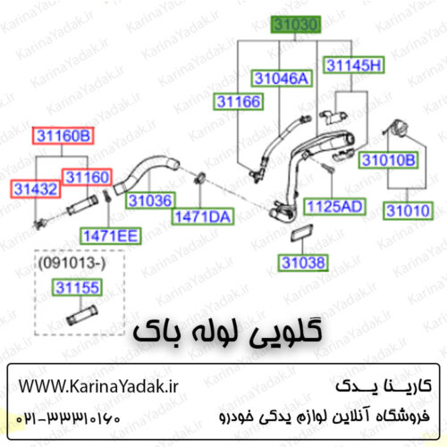 گلویی لوله باک هیوندای جنسیس سدان