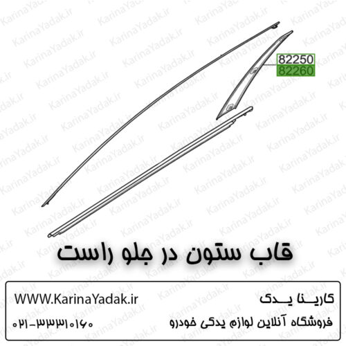 قاب ستون در جلو راست کیا اپتیما جی تی لاین gt line