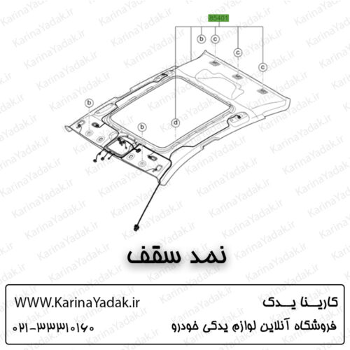 نمد سقف کیا اپتیما جی تی لاین gt line