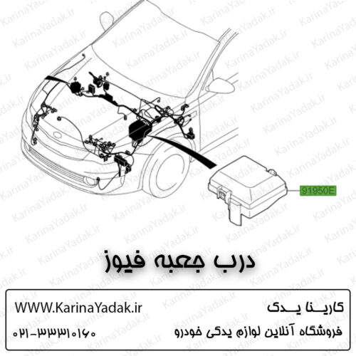 درب جعبه فیوز کیا اپتیما جی تی لاین gt line