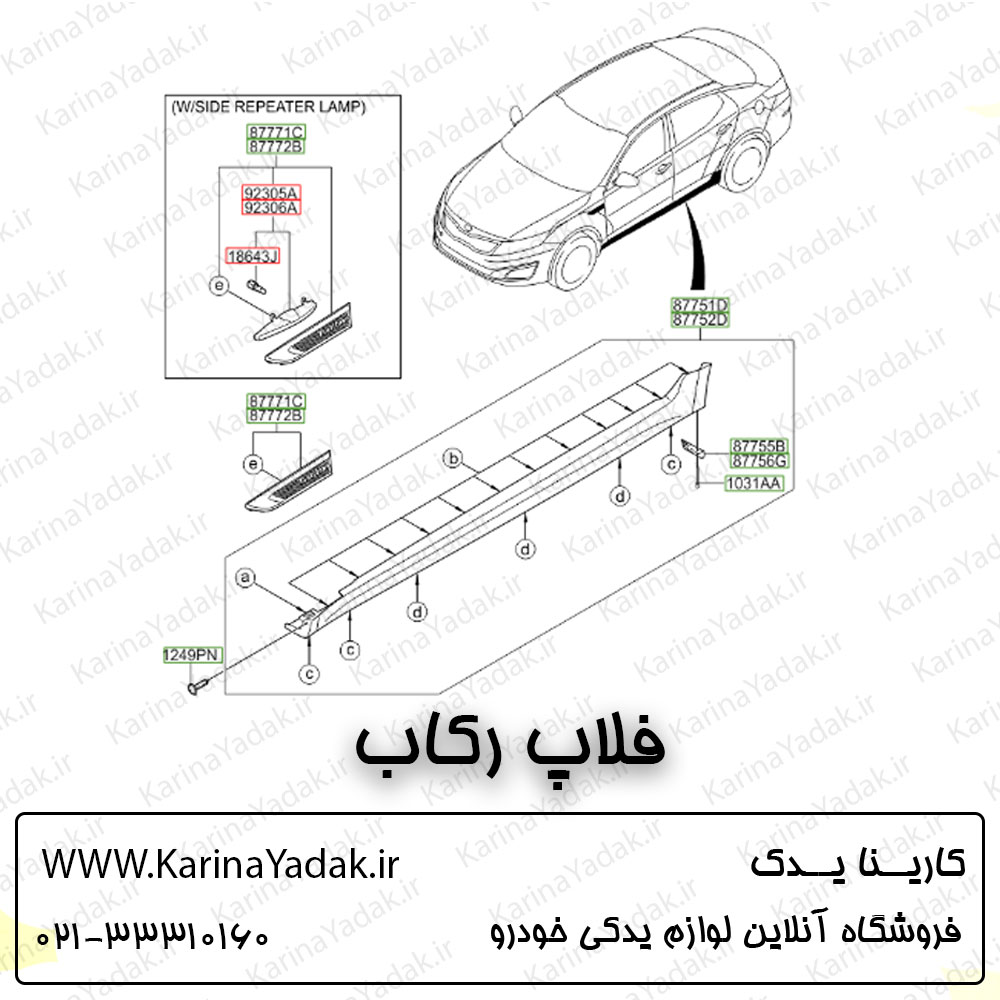 فلاپ رکاب کیا اپتیما تی اف tf