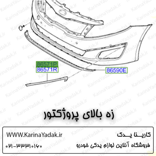 زه بالای پروژکتور کیا اپتیما تی اف tf